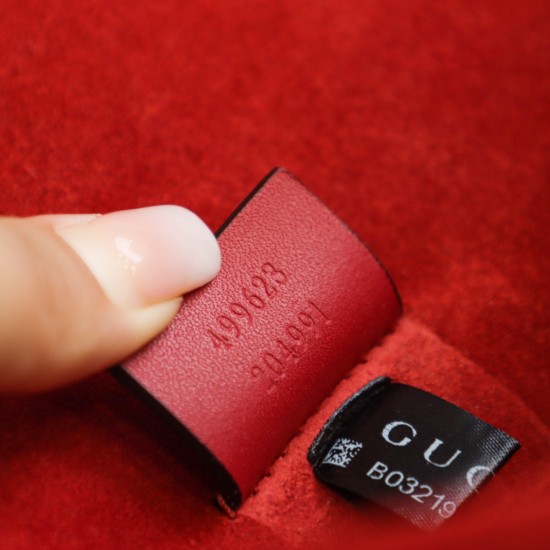 Gucci DIONYSUS GG Shoulder Bag Red