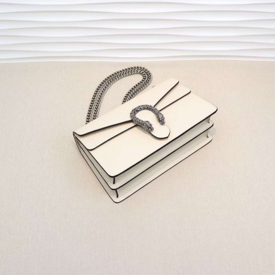 Gucci DIONYSUS White Leather Small Shoulder Bag [Budget Edition]