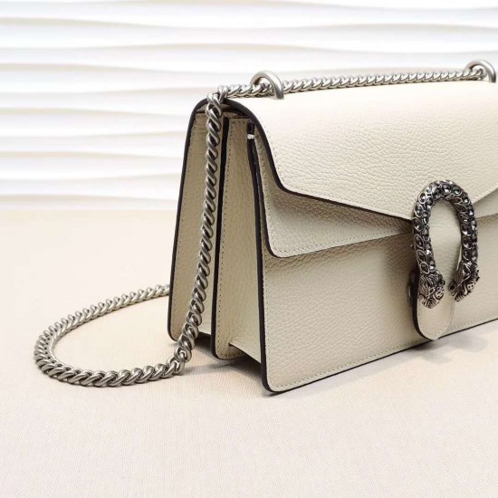 Gucci DIONYSUS White Leather Small Shoulder Bag [Budget Edition]