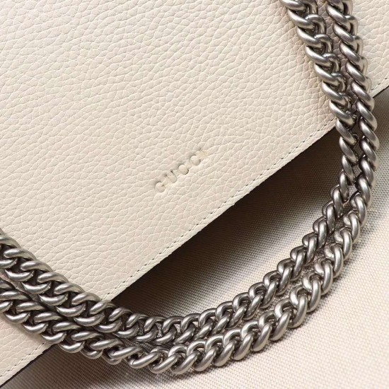 Gucci DIONYSUS White Leather Small Shoulder Bag [Budget Edition]
