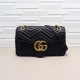 Gucci GG Marmont Small Shoulder Bag Black [Budget Edition]