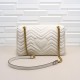 Gucci Marmont Small Shoulder Bag  white [Budget Edition]