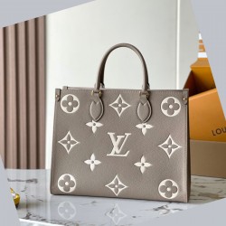 LV Monogram Canvas Onthego MM Dove Gray [Budget Edition]