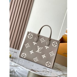 LV Monogram Canvas Onthego MM Dove Gray [Budget Edition]