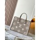 LV Monogram Canvas Onthego MM Dove Gray [Budget Edition]