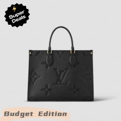 LV Monogram Canvas Onthego MM Black [Budget Edition]