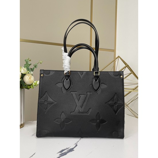 LV Monogram Canvas Onthego MM Black [Budget Edition]