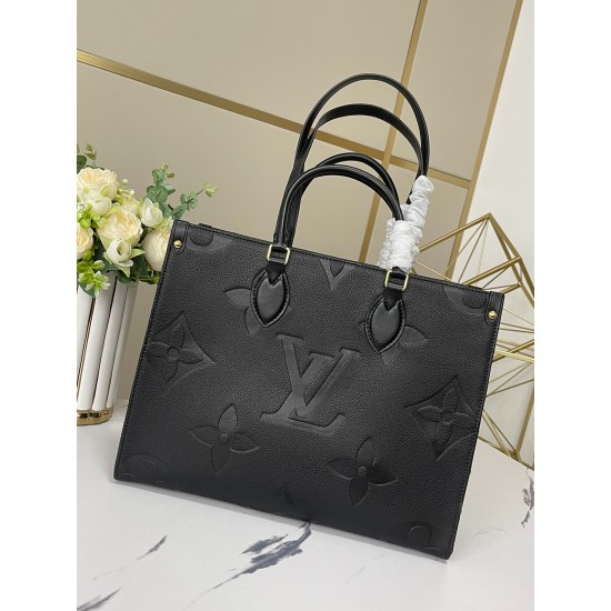 LV Monogram Canvas Onthego MM Black [Budget Edition]
