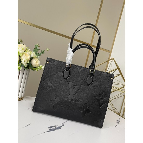LV Monogram Canvas Onthego MM Black [Budget Edition]