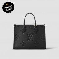 LV Monogram Canvas Onthego MM Black
