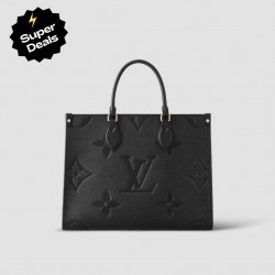 LV Monogram Canvas Onthego MM Black