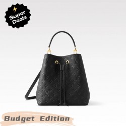 Louis Vuitton Monogram NeoNoe MM Bucket Bag Black [Budget Edition]