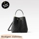 Louis Vuitton Monogram NeoNoe MM Bucket Bag Black [Budget Edition]