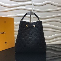 Louis Vuitton Monogram NeoNoe MM Bucket Bag Black