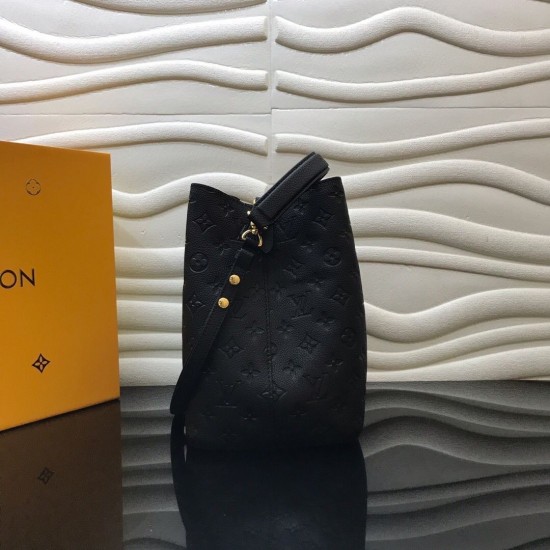 Louis Vuitton Monogram NeoNoe MM Bucket Bag Black [Budget Edition]