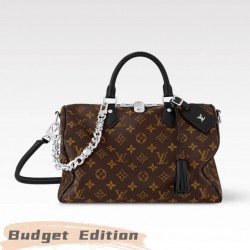 LV Monogram Speedy Soft 30 Boho Black Handbag [Budget Edition]