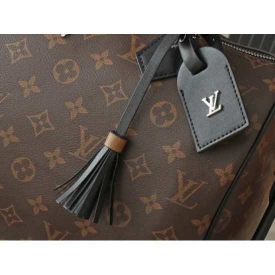 LV Monogram Speedy Soft 30 Boho Black Handbag [Budget Edition]