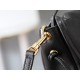 CELINE Soft Triomphe Halfmoon Bag – Shiny Lambskin, Large Shoulder Bag