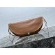 CELINE Soft Triomphe Halfmoon Bag – Shiny Lambskin, Large Shoulder Bag