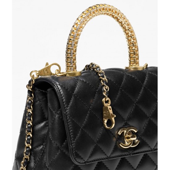 Chanel 25 Métiers d’art Mini Flap Bag with Top Handle Chanel 25 Métiers d’art Mini Flap Bag with Top Handle