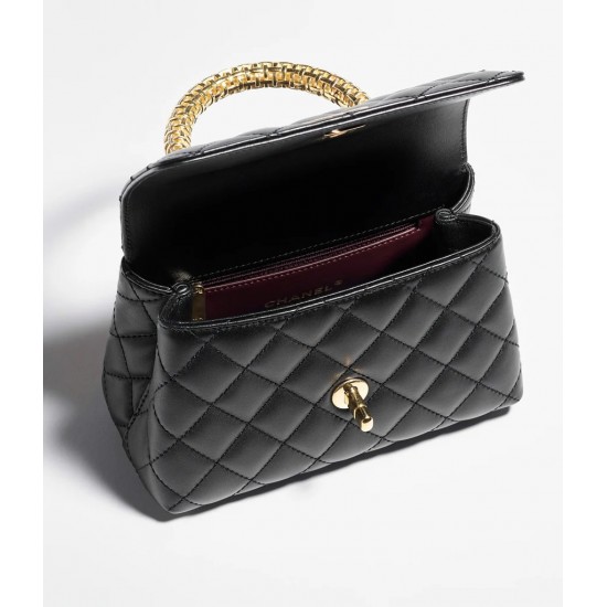 Chanel 25 Métiers d’art Mini Flap Bag with Top Handle Chanel 25 Métiers d’art Mini Flap Bag with Top Handle