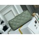 CC Classic Mini Flap Bag Olive Green