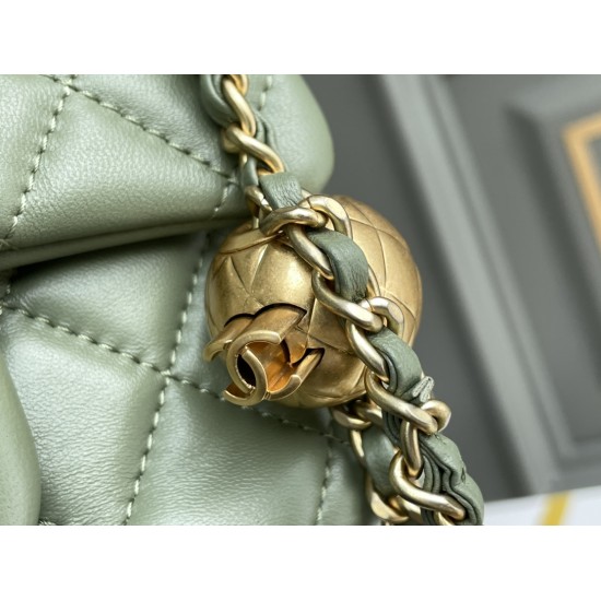 CC Classic Mini Flap Bag Olive Green