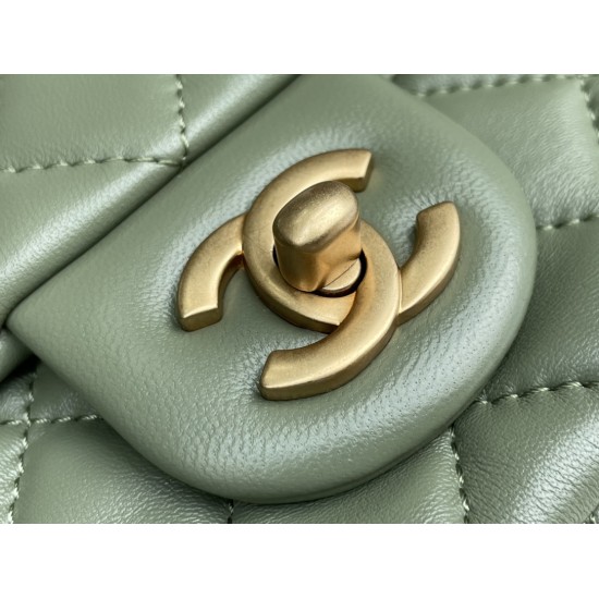 CC Classic Mini Flap Bag Olive Green