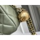 CC Classic Big Mini Flap Bag Olive Green