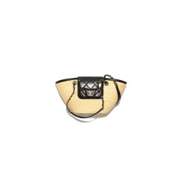 CHANEL Small Tote - Braided Straw Black