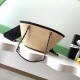 CHANEL Small Tote - Braided Straw Black