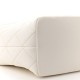 Chanel Lambskin Quilted CC Crystal Signature Chain Hobo White Chanel Lambskin Quilted CC Crystal Signature Chain Hobo White