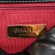 Chanel  Lambskin Quilted Medium Chanel 19 Flap Black