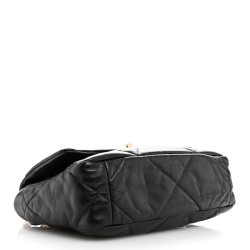 Chanel  Lambskin Quilted Medium Chanel 19 Flap Black