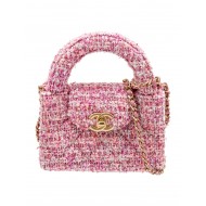 Chanel 2024 Tweed Nano Shopper