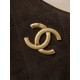 Chanel 2026C Large Hippie Hobo Bag - Suede Calfskin in Deer Brown (Caramel)