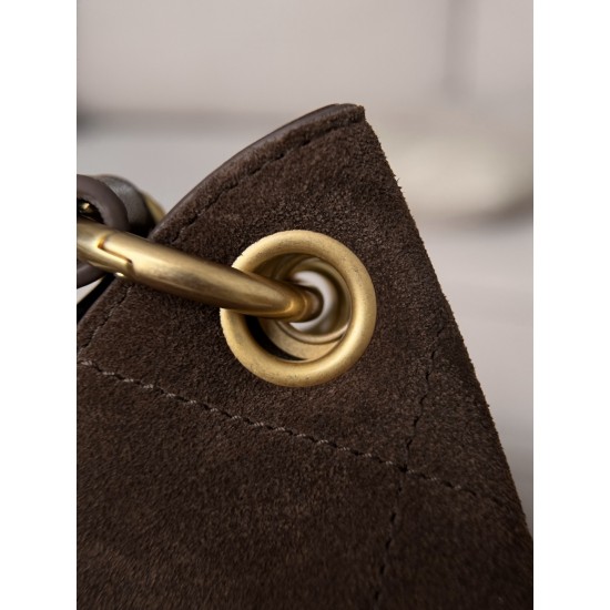 Chanel 2026C Large Hippie Hobo Bag - Suede Calfskin in Deer Brown (Caramel)