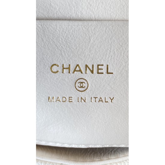 Chanel 24K Coco Handle Nano Bag – White Caviar with Champagne Gold Hardware Chanel 24K Coco Handle Nano Bag – White Caviar with Champagne Gold Hardware