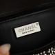 Chanel 25A Crystal Classic Flap Mini Bag | Diamond CF Evening Bag