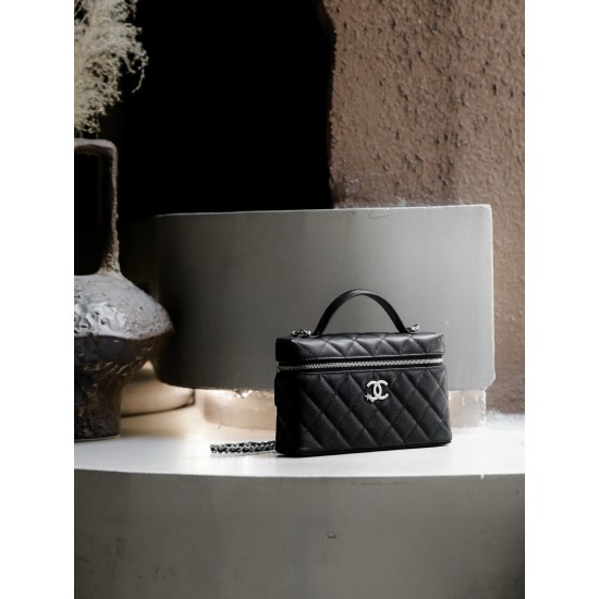 Chanel 25B Star Diamond Buckle LP Box Bag – Black Caviar with Silver Hardware Chanel 25B Star Diamond Buckle LP Box Bag – Black Caviar with Silver Hardware