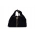 Chanel 25K Black Suede Hobo Bag | Small 25Bag