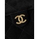 Chanel 25K Black Suede Hobo Bag | Small 25Bag