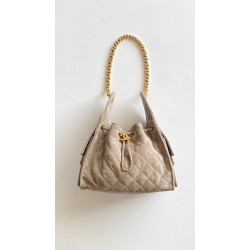 Chanel 25C Gray Suede Hobo Bag | Small 25Bag