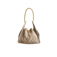 Chanel 25C Gray Suede Hobo Bag | Small 25Bag