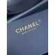 Chanel 25K Blue Suede Hobo Bag | Small 25Bag
