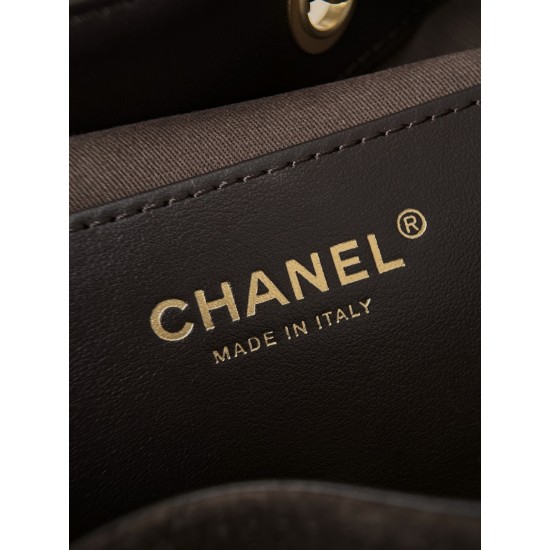 Chanel 25K Deep Brown Suede Hobo Bag | Small 25Bag