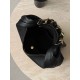 Chanel 25K Hippie Hobo Bag - Oversized Quilted Black Leather with Chunky Aged Gold Chain