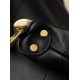 Chanel 25K Hippie Hobo Bag - Oversized Quilted Black Leather with Chunky Aged Gold Chain