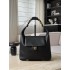 Chanel 25K Hippie Hobo Bag - Oversized Quilted Black Leather with Chunky Aged Gold Chain