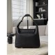 Chanel 25K Hippie Hobo Bag - Oversized Quilted Black Leather with Chunky Aged Gold Chain